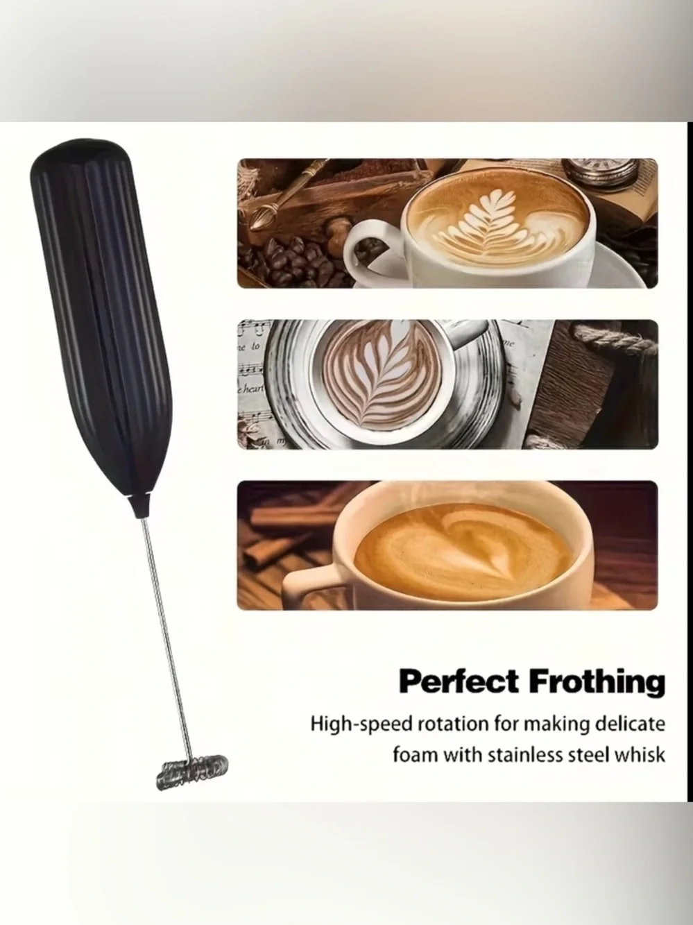 Milk and coffee Frother